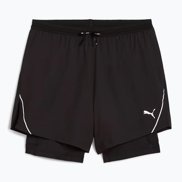 Férfi Puma Run Ultrawave 2IN1 5" futó rövidnadrág puma fekete