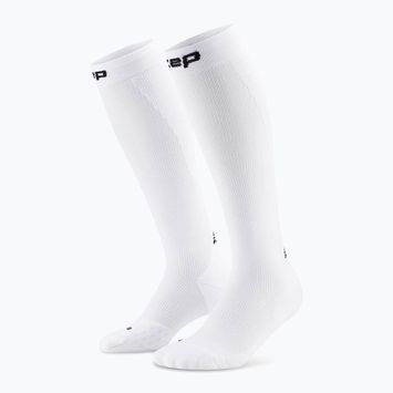 CEP Férfi kompressziós zokni Run Tall 5.0 fehér