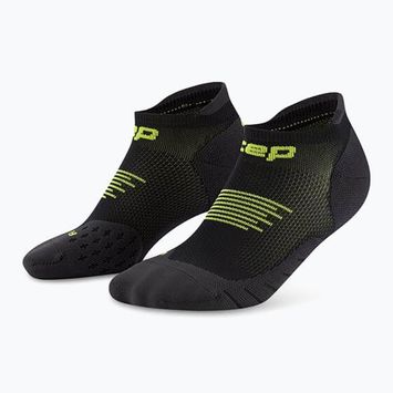 CEP Férfi kompressziós zokni Run No Show 5.0 fekete/lime