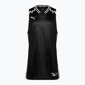 Férfi kosárlabda tank top PUMA Hoops Team Game Jersey puma black