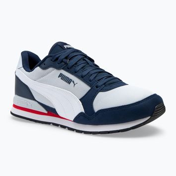 PUMA ST Runner v3 Mesh silver mist/fehér/club navy/for all time piros/fekete cipő