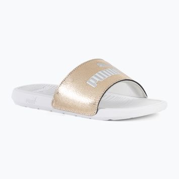 PUMA Cool Cat 2.0 Metallic Shine flip-flopok puma arany/puma ezüst/puma fehér