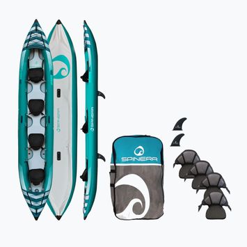 SPINERA Hybris 510 teal/fehér/szürke 4 személyes felfújható kajak