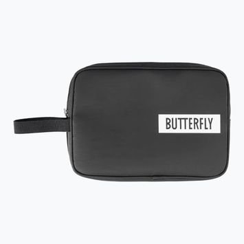 Butterfly Logo dupla fekete asztalitenisz ütő védőhuzat