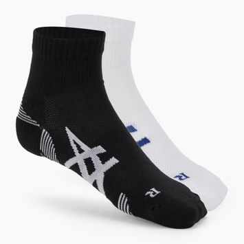 Futózokni ASICS Cushion Run Quarter 2 pary performance black/brilliant white