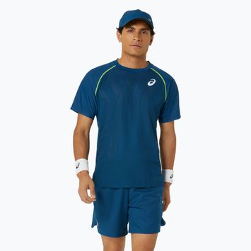 Férfi ASICS Match Actibreeze Top mako kék teniszpóló