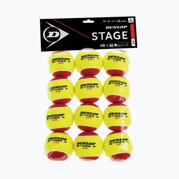 Dunlop Stage 3 gyermek teniszlabda 12 db piros/sárga 601344