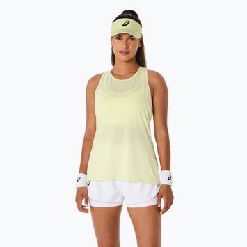 Női ASICS Nagino Run állítható tank huddle sárga heather futópóló