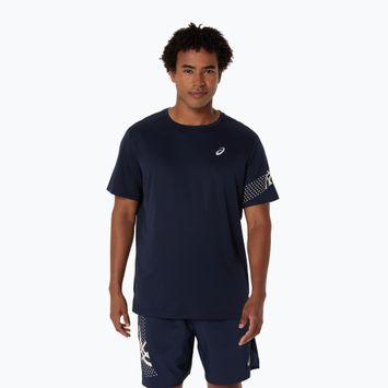 Férfi futópóló ASICS Icon SS Top midnight