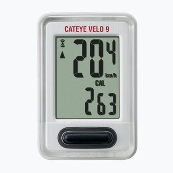 Kerékpárszámláló CatEye Velo 9 CC-VL820 fehér