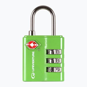 Lifeventure TSA Combi Lock lakat zöld színben