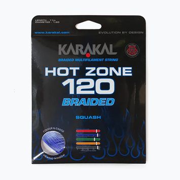 Squash húr Karakal Hot Zone Braided 120 11 m blue
