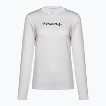 Női úszópóló O'Neill Basic Skins Sun Shirt fehér 4340