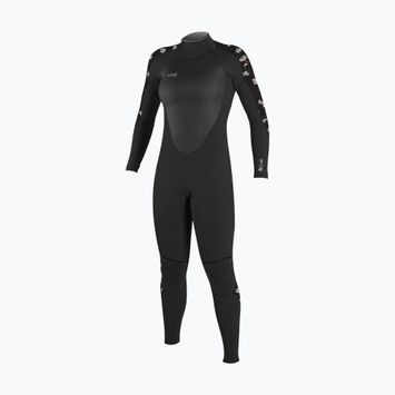 Női O'Neill Epic 5/4 Back Zip Full fekete/fekete/cindydaisy úszószivacs