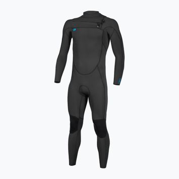 O'Neill Youth Ninja 5/4 Chest Zip Full fekete/fekete/fekete gyermek úszószivacs