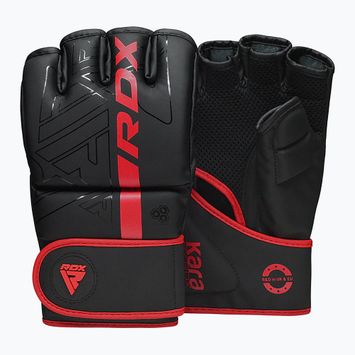 RDX Grappling kesztyű F6 matt piros