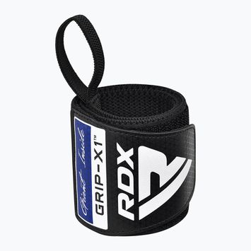 Csuklótámasz RDX WR11 Gym Wrap Wrist Wrap fekete/kék