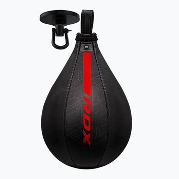 Boxing pearl RDX Speed Ball F6 + Swivel matt vörös