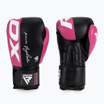 RDX REX F4 rózsaszín/fekete bokszkesztyűk BGR-F4P-8OZ