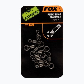 Fox Edges Flexi Ring Swivel ponty forgókarika piros CAC529