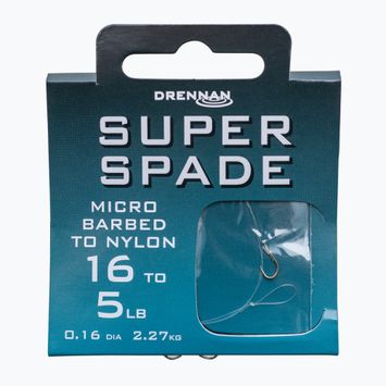 Drennan Super Spade metódusú előkés horog horoggal + zsinór 8 db átlátszó HNSSPM012