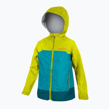 Kurtka rowerowa dziecięca Endura MT500 Waterproof Jr lime green