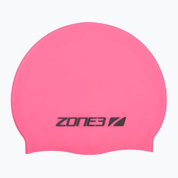 ZONE3 Szilikon úszósapka hi-vis rózsaszínű