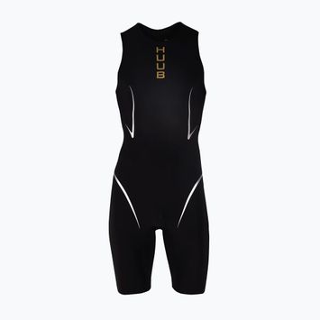 Férfi HUUB TC Performance fürdőruha egyrészes fekete / arany