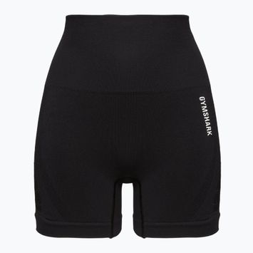 Női Gymshark Energy Seamless edző rövidnadrág fekete