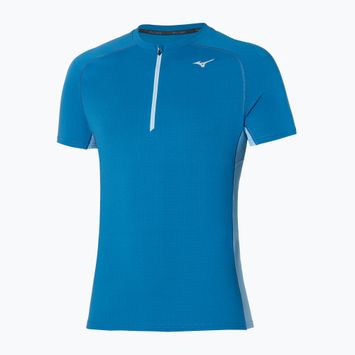 Férfi futópóló Mizuno Trail DryAeroFlow HZ Tee federal blue