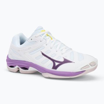 Női röplabda cipő Mizuno Wave Voltage 2 white/patrician purple/quince