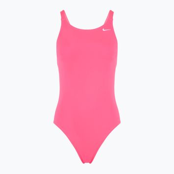 Nike Hydrastrong Solid Fastback női egyrészes fürdőruha hyper rózsaszín
