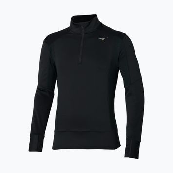 Férfi Mizuno Warmalite Half Zip futó melegítőfelső fekete