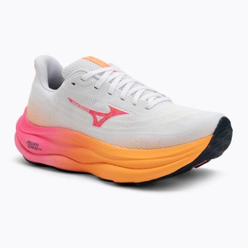 Mizuno Wave Sky 9 fehér/narancs/rózsaszín tetra futócipő