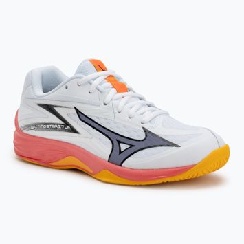 Mizuno Lightning Star Z7 fehér/tüzes korall 2/citrus gyerek röplabdacipő