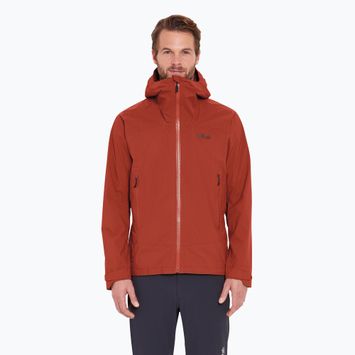 Rab Downpour Light férfi esőkabát toszkán piros