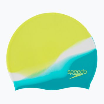 Speedo Multi Colour Silicone Junior gyermek sapka zöld/sárga 8-00236714576