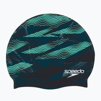 Úszósapka Speedo Printed Silicone dark teal semi tide