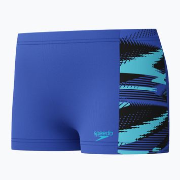 Gyerek boxeralsó Speedo HyperBoom Panel Aquashort cobalt pop
