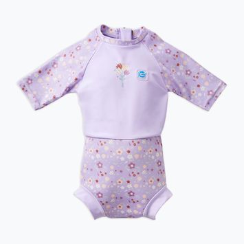 UPF 50+ bébi overall Splash About Happy Nappy lila sprnig