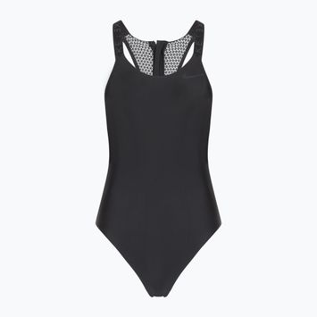 Női egyrészes fürdőruha Nike Hydralock Fusion Racerback fekete