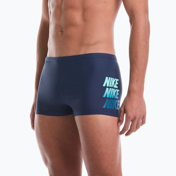 Férfi úszóboxer Nike Logo Graphic Square Leg midnight navy