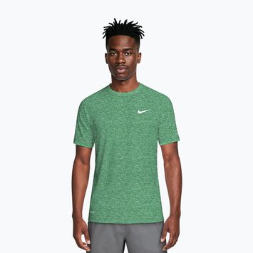 Férfi úszópóló Nike Heather Hydroguard malachite