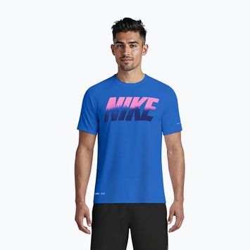 Férfi póló Nike Hydroguard Ocean Merge blue crystal