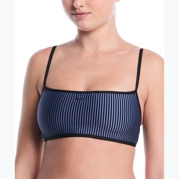 Fürdőruha felső Nike Ripple Texture Bralette Classic Bikini slate