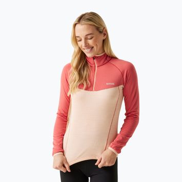 Női trekking pulóver REGATTA Hepley mineral red/peach parfait marl