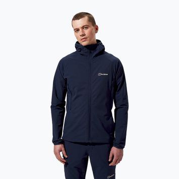 Férfi softshell kabát Berghaus Skelbo dark blue