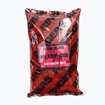 Groundbait for Ringers Meaty Red 1kg piros PRNG04