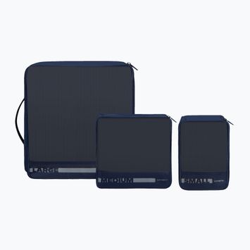 Samsonite csomagméretű utazási szervező 3 db tengerészkék színben