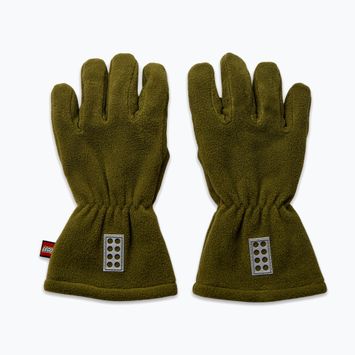 Téli gyerek kesztyű LEGO Lwazun 722 dark khaki